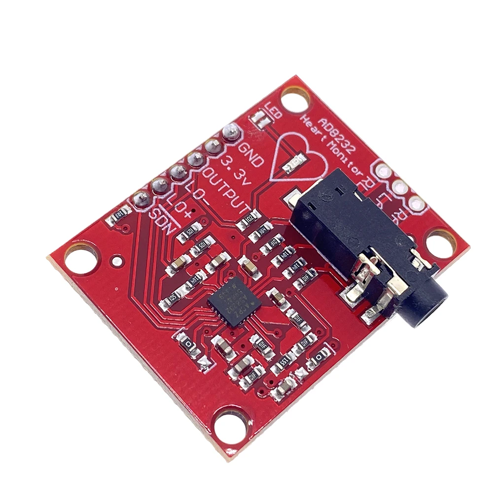 Модуль ЭКГ AD8232 измерение показателей импульсный модуль датчика для Arduino kit|module