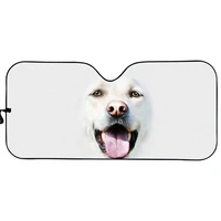 pinup angel car winter accessories dog pet animal pattern sunshade windshield cover for cars universal vehicle sun shade hot