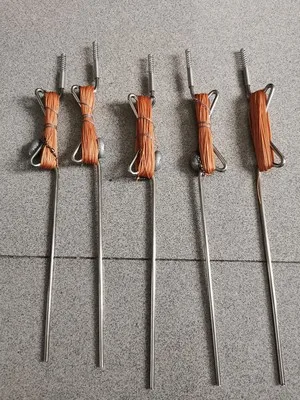 Автоматический рыболовный крючок рыболовная леска из нержавеющей стали с