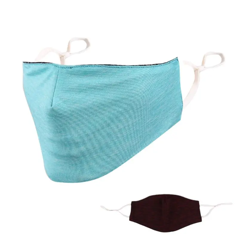 Унисекс Летняя шелковая противоуф Двусторонняя мультяшная граффити маска для