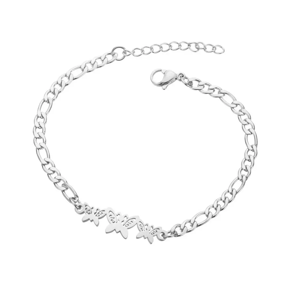 

Butterfly Christmas Bracelet Female Snowflake Elephant Love Couple Bracelet Moon Star Bracelet Female Gift