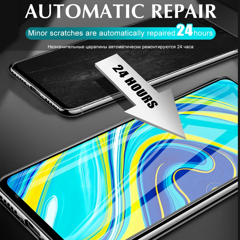 

front back hydrogel film for huawei nova 7 se 7se screen protector for Huawei p40 lite 5G p40lite light camera film not glass