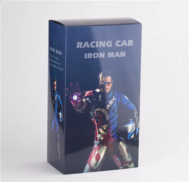 HC игрушки Marvel Мстители Тони Старк Железный человек с гоночной машиной