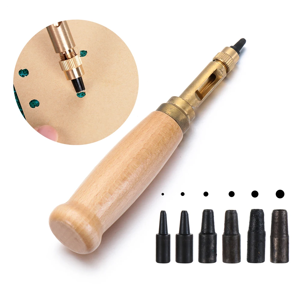 Инструмент для перфорации кожи 1 комплект автоматический Съемный ремень