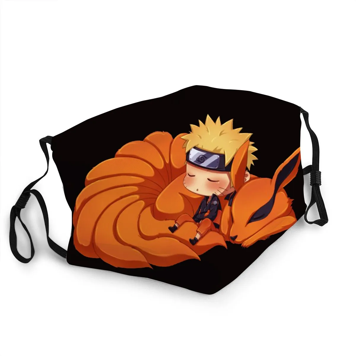 Японская аниме маска для лица Наруто моющаяся многоразовая Пылезащитная с