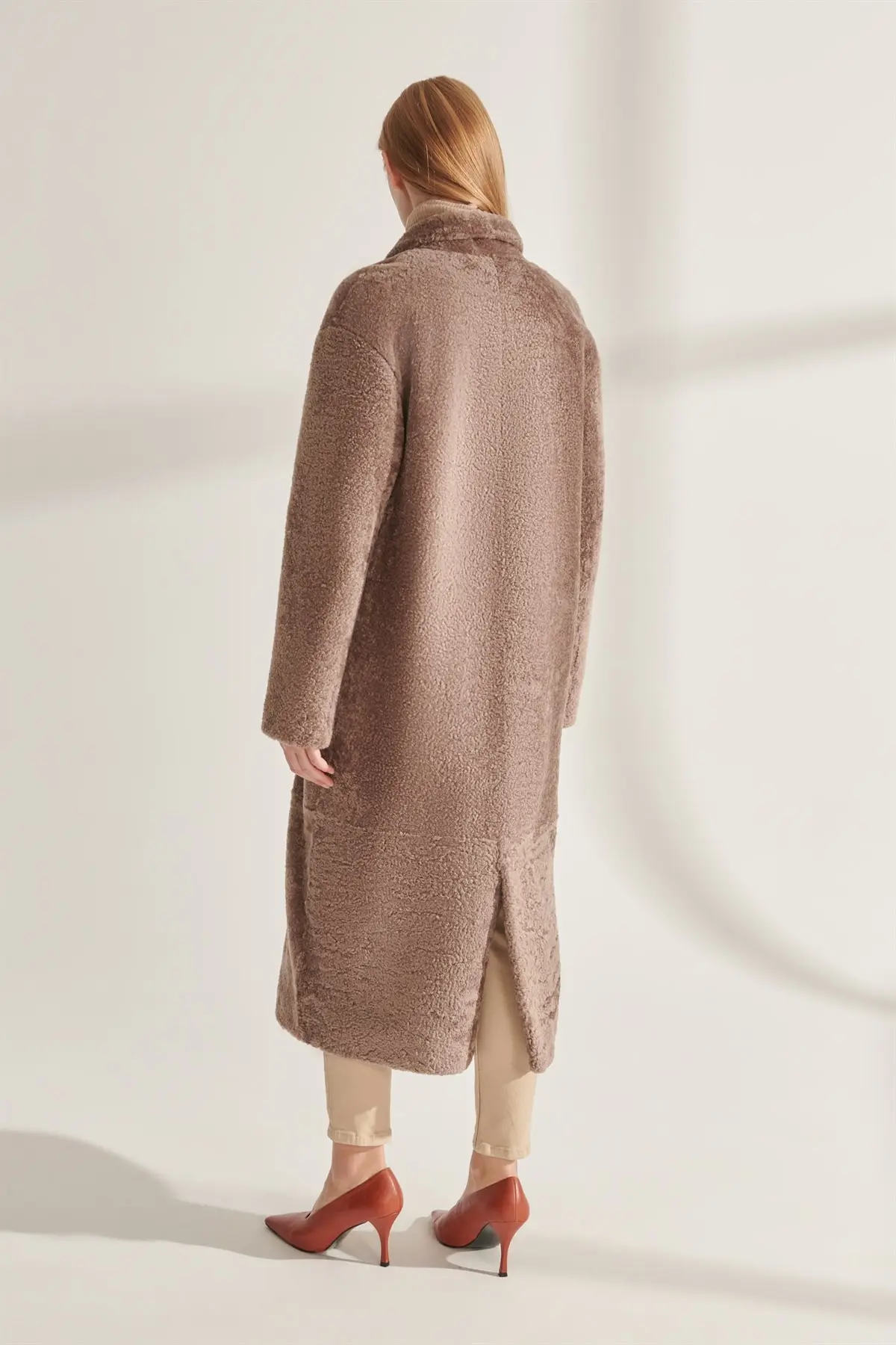 Genuine Fur Jackets Women Gray Color Kışlık Overcoats Warm Water Rüzgaz Proof Real Sheepskin Turkiyede Produced