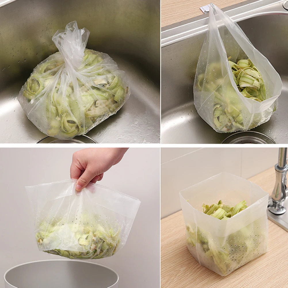 30 шт./лот мусорный мешок для мусора сливной кухонные аксессуары самостоятельная