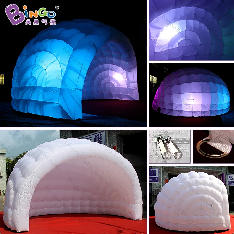 Exquisite 5.5x4x3.5 Meters Inflatable Half Air Dome Tent / Cheap Event With Led Lighting For Sale - Toy | Игрушки и хобби