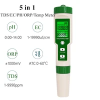 5 in 1 phtdsecorptemperature meter ph meter digital water quality monitor tester for pools drinking water aquariums 40 off