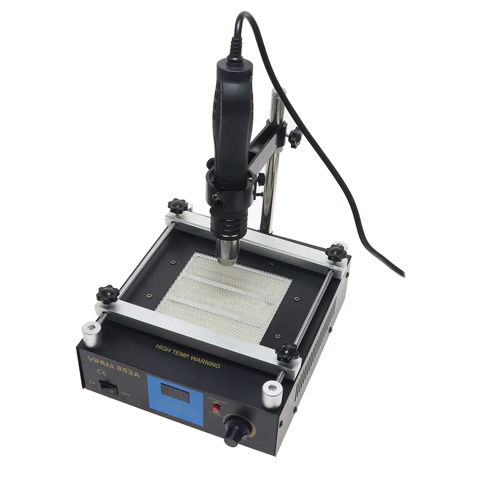 YIHUA 853A 110V 220V Цифровая инфракрасная станция предварительного нагрева высокой мощности ESD BGA паяльная станция PCB паяльная станция