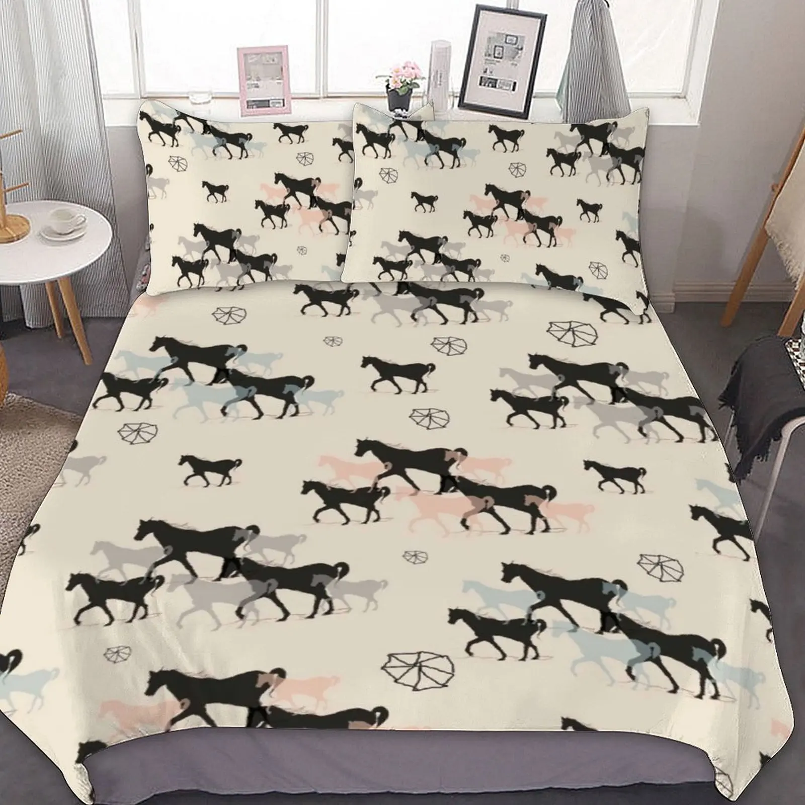 Лошади Постельное белье несовершеннолетних распродажа постельное крышка