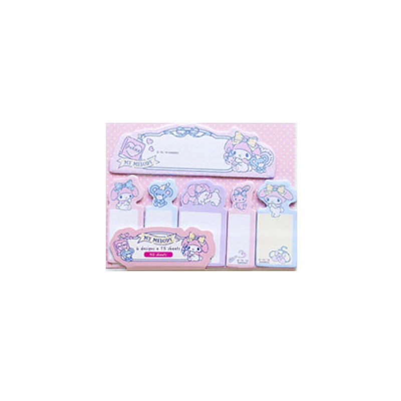 1 упак./лот японский Sanrio стильная футболка с изображением персонажей видеоигр второго поколения индекс восемь выбор бумаги для заметок на клейкой основе, офисные и школьные принадлежности - Цвет: Melody