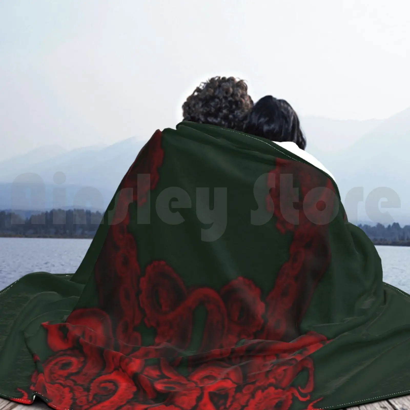 Одеяло Red Tide 754 Tentacles Octopi натрия кальмар Cthulhu