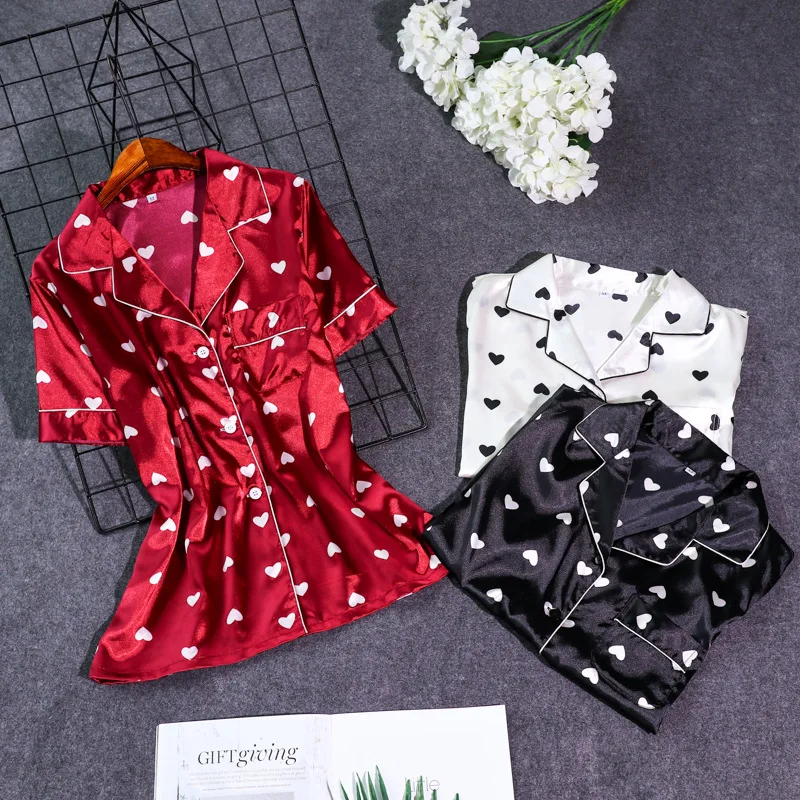 Пикантные белые женские пижамные комплекты из рубашки и брюк | Женская одежда