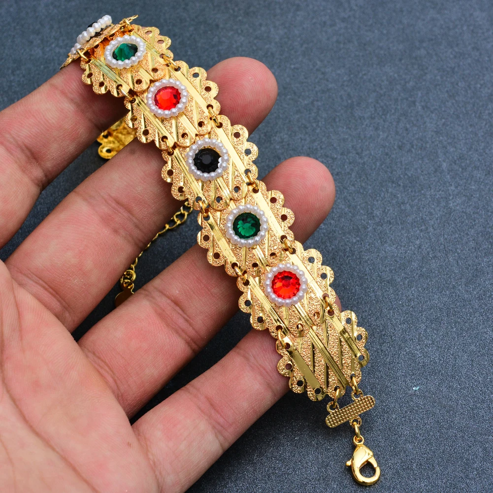 Классические золотые монетные браслеты Wando для женщин/девушек ювелирные изделия