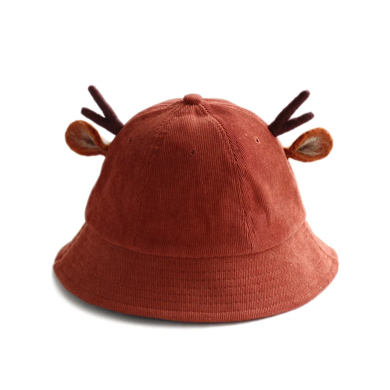 Antlers Bucket Hat Cute fisherman hat women Girl Summer Autumn fashion basin hat sun hat wholesale