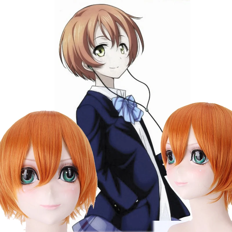 Обувь в стиле аниме Живая Любовь Hoshizora Rin парик LoveLive Косплэй реквизит золотистые