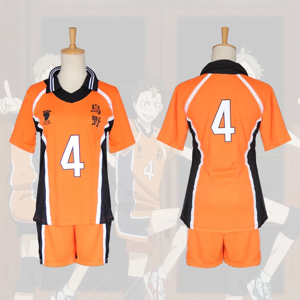 9 видов стилей Haikyuu Cosplay Костюм Аниме Karasuno старшая школа волейбол клуб Hinata Shyouyou