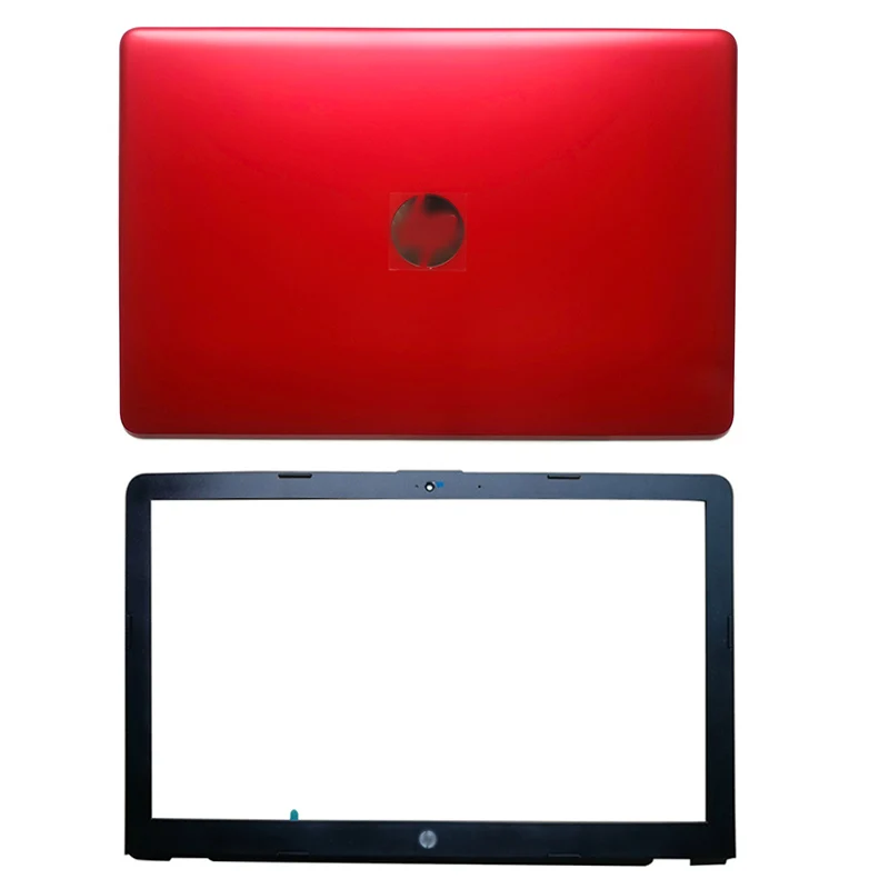 Red and bezel ЖК-задняя крышка для ноутбука/Передняя панель lcd/петли крышка для hp 15-BS 15-BW 15-BS070WM 15Q-BU 924899-001 AP204000101SVT 7J1790 - Цвет: Red and bezel