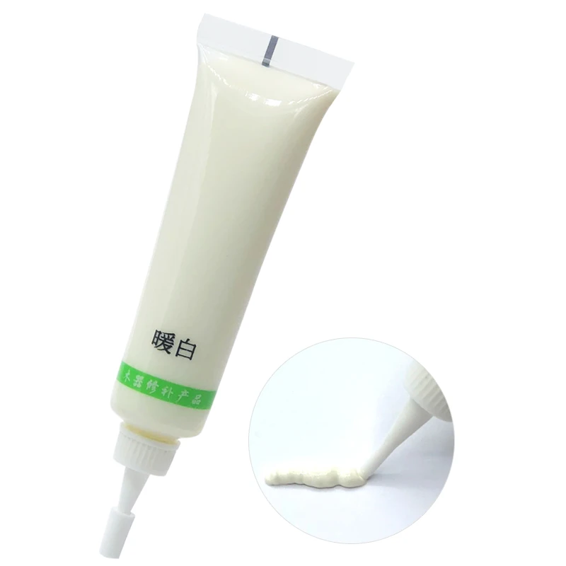 

Furniture Paint Wood Furniture Repair Paste for Wood Door Floor Refurbish Scratch Hole Cracks Remover 18g Warm White Paint