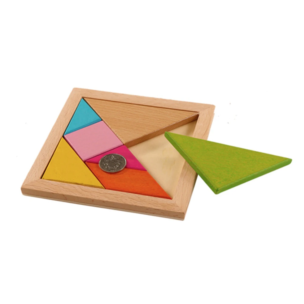 Деревянный пазл 14 5*14 5 см Игрушки для раннего развития детей 3D доска рисования