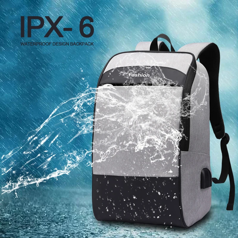 Мужской рюкзак для ноутбука 15 6 дюймов Mochila черная сумка мужчин USB зарядное