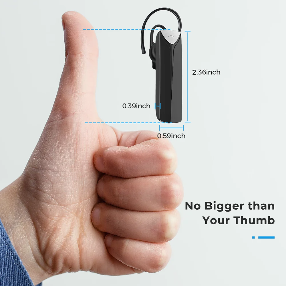 Mpow EM19 Bluetooth наушник V5.0 Беспроводной наушники с сопротивление разрыву CVC 6 0 Шум