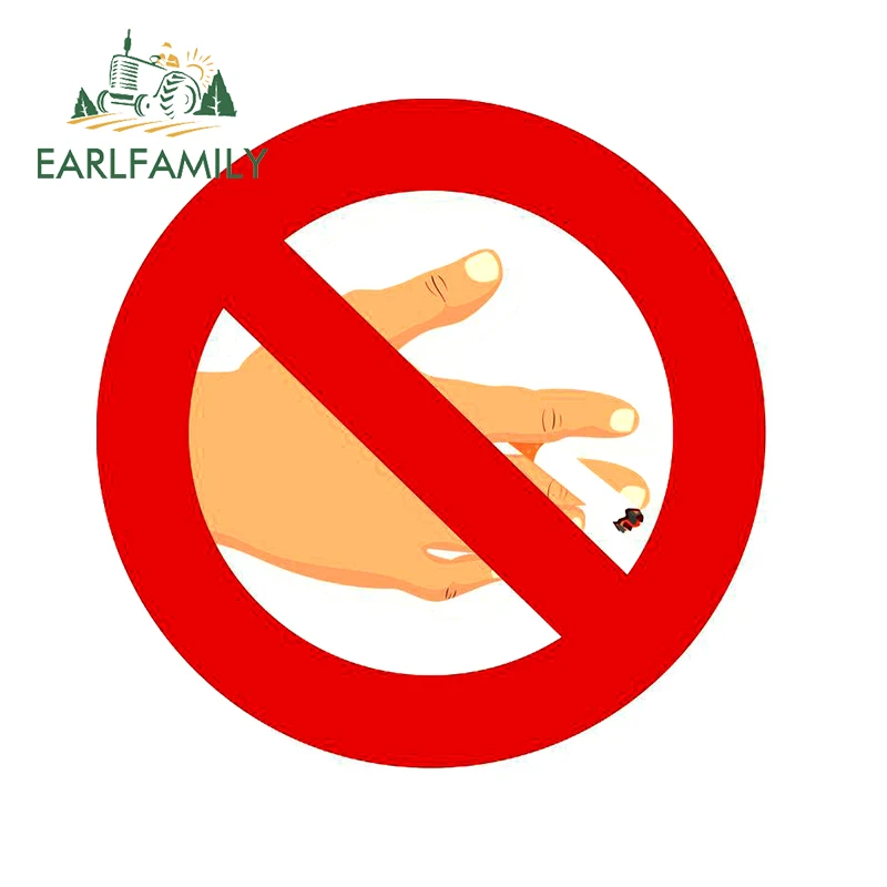 EARLFAMILY 13 см x 12 9 без какой-либо Курение Вход Смешные автомобильные Assessoires наклейки