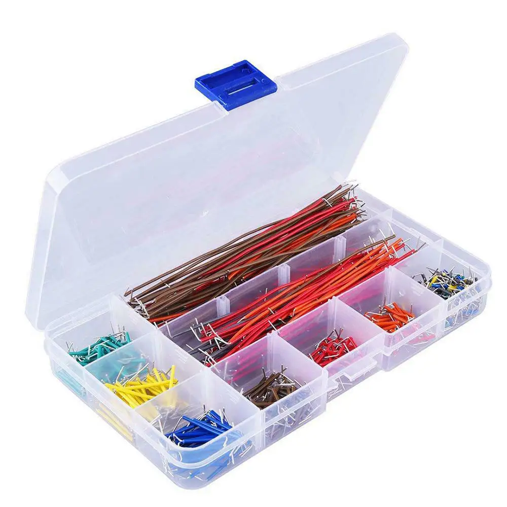 Новые 560 шт наборы перемычек 14 длины макетные линии Монтажные платы Джемперы u