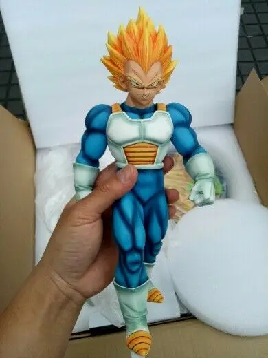 Новый DBZ Dragon Ball Супер Saiyan SSJ Вегета Смола GK статуя фигура|Игровые фигурки и