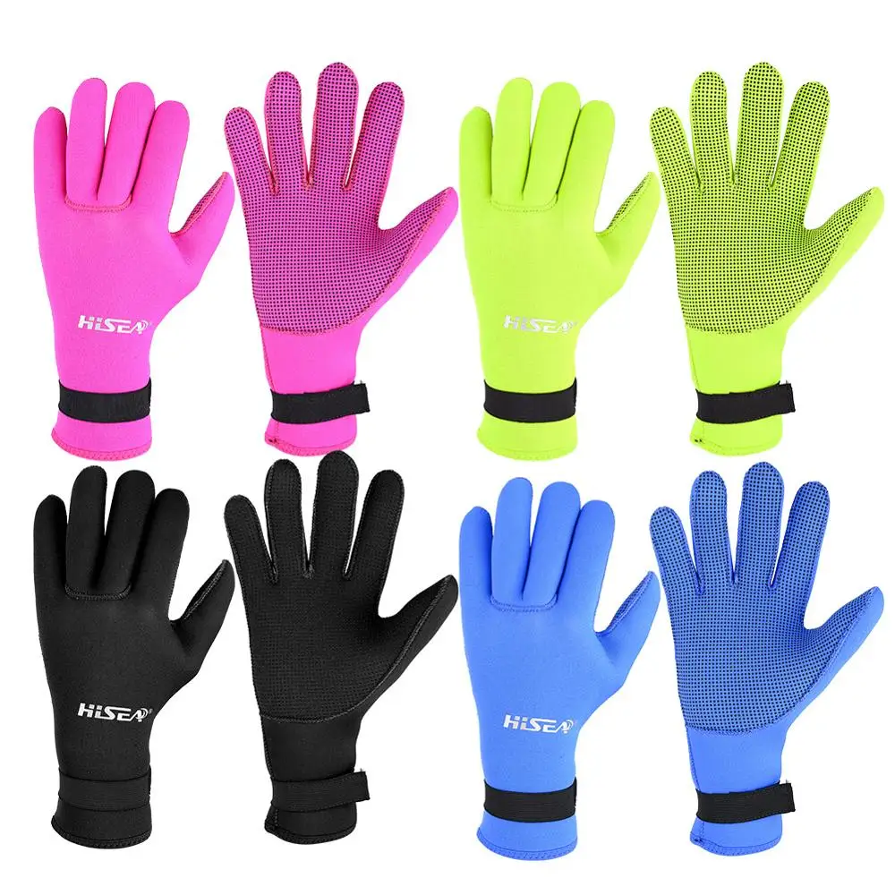 Перчатки для дайвинга Hisea неопреновые перчатки плавания с защитой от царапин 3 мм