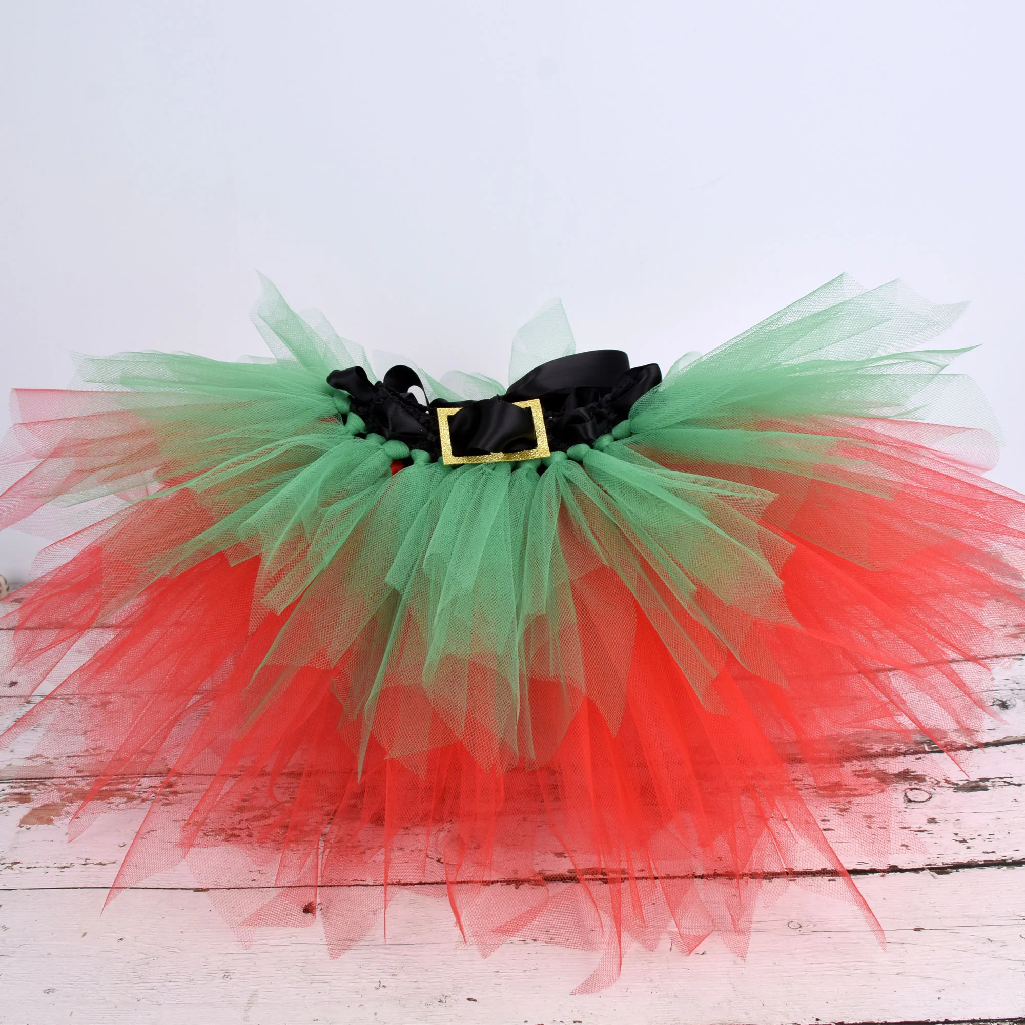 Рождественская юбка-пачка для маленьких девочек малышей Детский костюм Хэллоуин