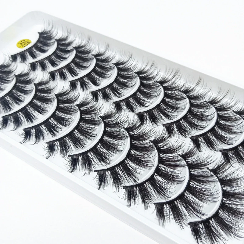 Ресницы для наращивания 3D норковые ресницы натуральные накладные мягкие