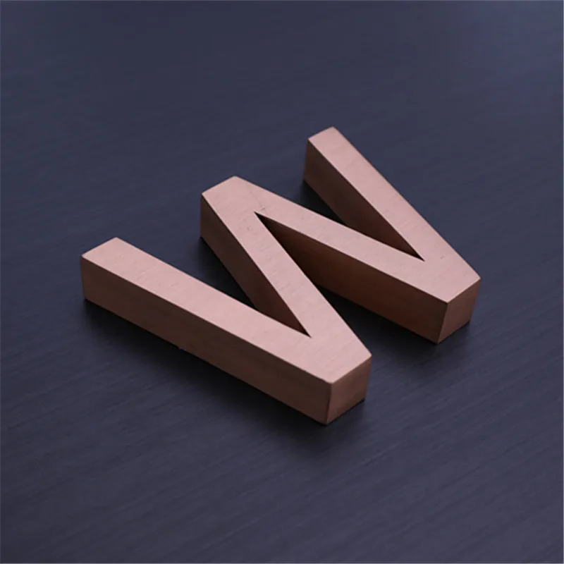 Customized 3D Metal Channel Wall Letters Outdoor Flat Cut Alphabet for Signs or Decorations | Дом и сад