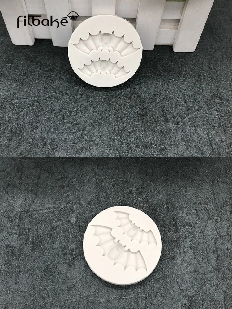 Новинка 2019 инструмент для выпечки Хэллоуин тема летучей мыши сахар