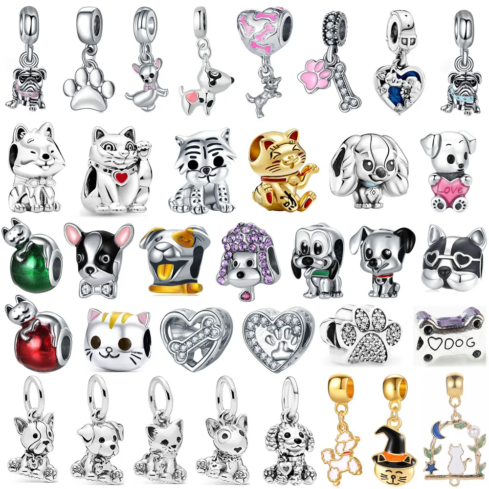 1 шт. подвеска в виде кота и собаки | Украшения аксессуары