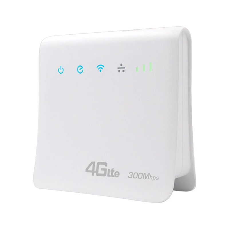 300 Мбит/с, Wi-Fi роутер 4G LTE CPE, мобильный роутер с поддержкой порта LAN, порт SIM-карты, Беспроводной Wi-Fi роутер с европейской вилкой