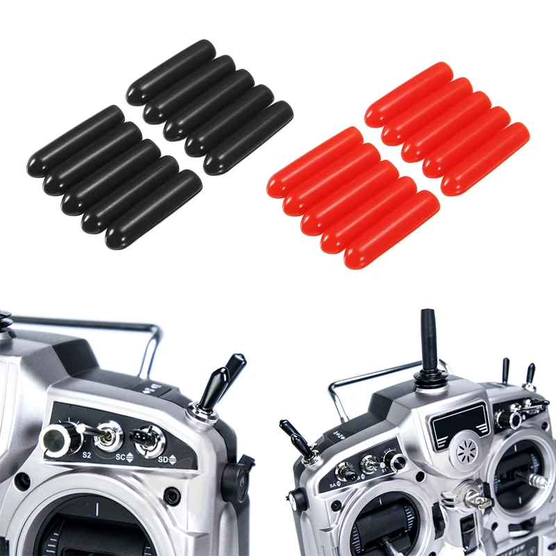 10 шт. STP 20 мм Резиновый рычаг радиоконтроллера с нескользящей крышкой колпачок