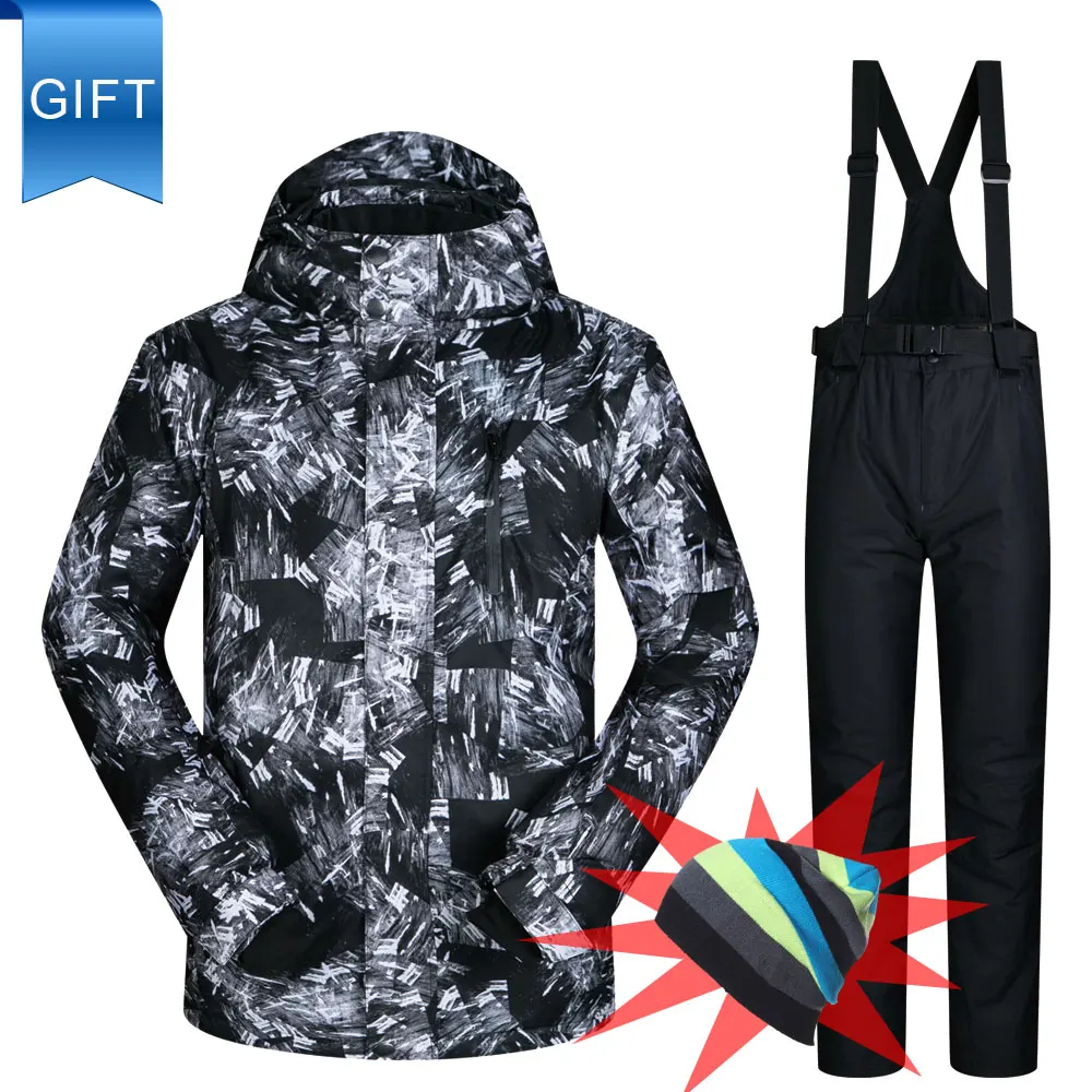 Лыжный костюм мужские бренды 2020 новые зимние ветрозащитные водонепроницаемые