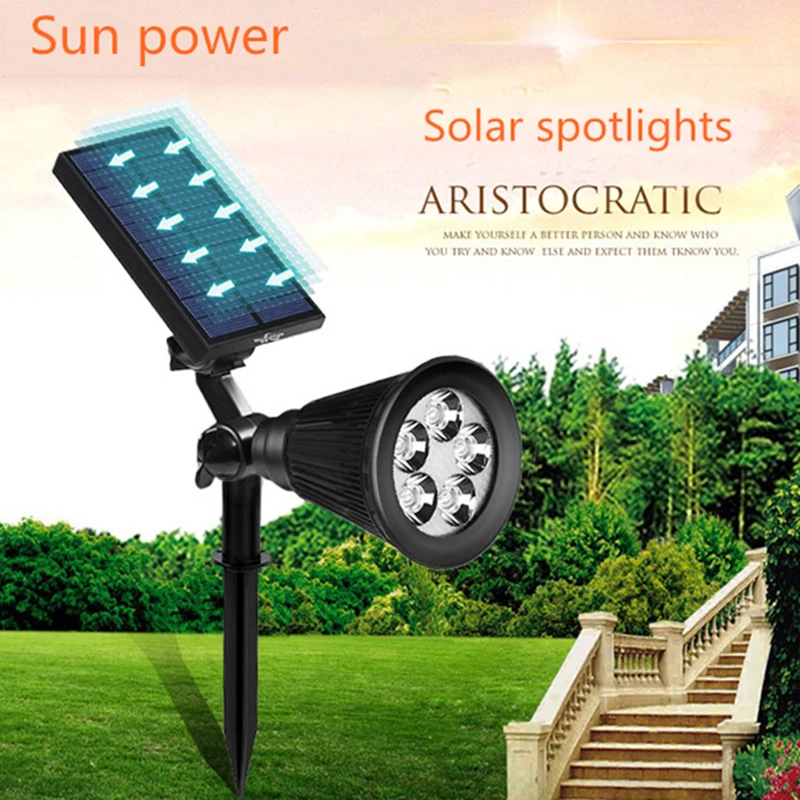 Светодиодная лампа на солнечной батарее наружное освещение украшение для сада