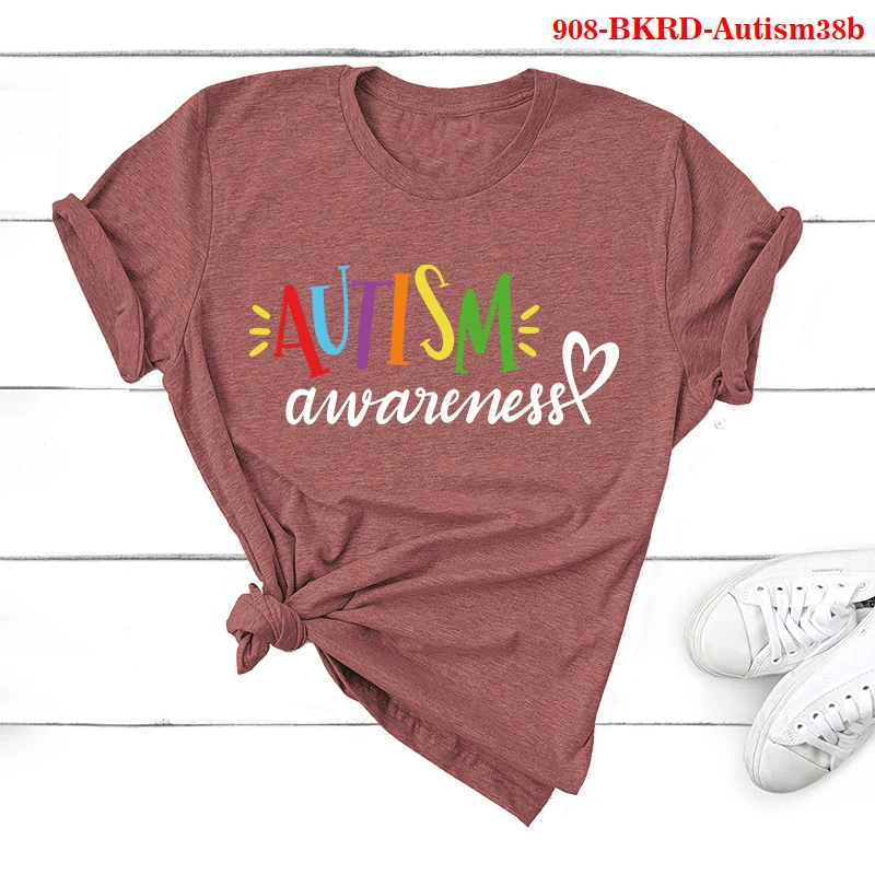 

AUTISM Printed Tshirt Woman Tshirts Harajuku T-shirt Soft Goth Aesthetic Tops Summer Fashion Tees Graphic T Shrits Harajuku Tee