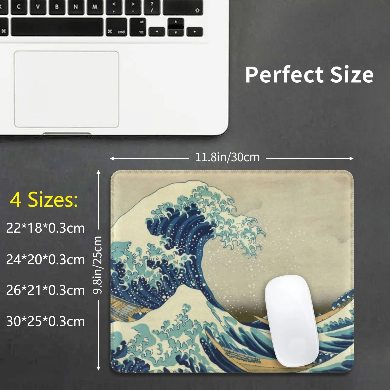 

Коврик для мыши Great Wave-Hokusai, для серфинга, в канагаве, с изображением горы Фудзи