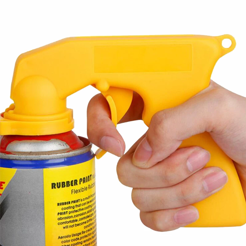 

Car Spray Adapter Paint Care Aerosol Spray Gun Handle with Full Grip Trigger Locking Collar Auto Maintenance Painting Paint Tool