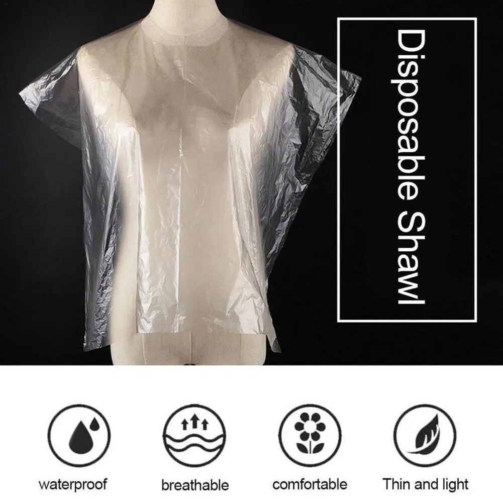 

Health Care Barber Cloth Perm Hair Salon Haircut Hairdressing Cape Cloth Apron Disposable Disposable Scarf B5B0