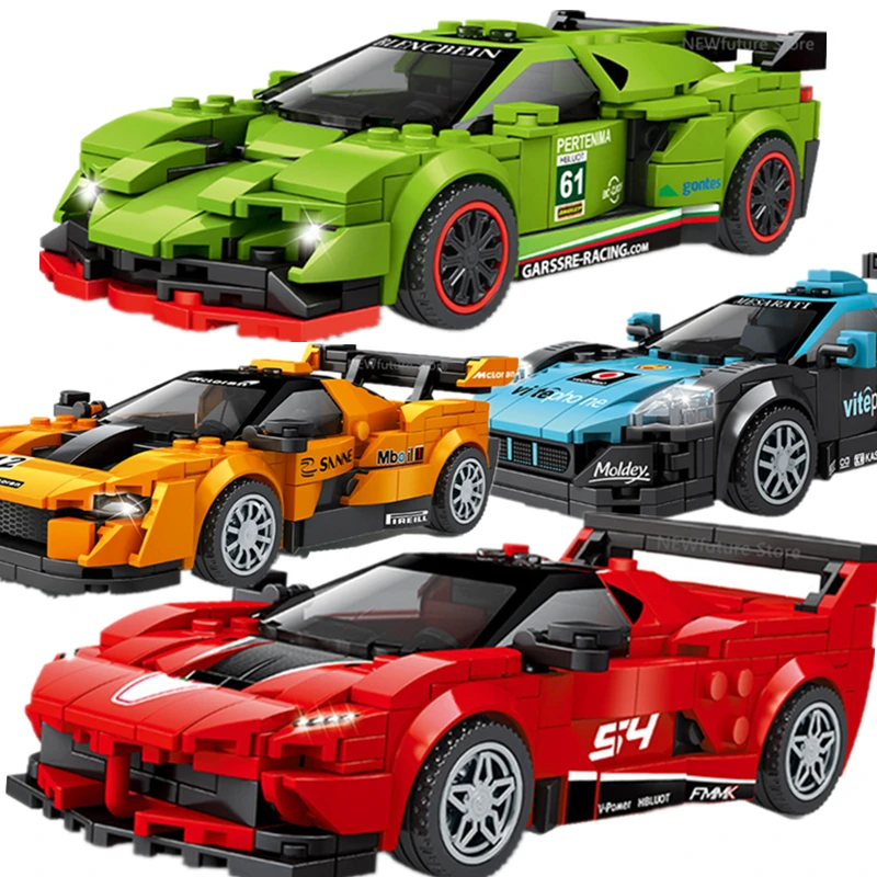 Конструктор скоростные чемпионы Serise зеленый ламбит набор для сборки знаменитого