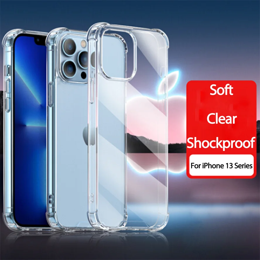 

Case for iPhone-13Pro, iPhone13 Pro Phone Cases iPhone 13 Pro Max Apple 13 Mini Shockproof Silicone Cover iPhone 13 Pro Case