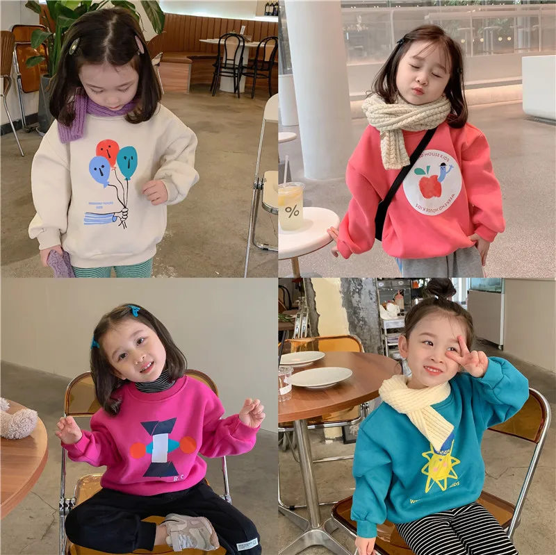 

Брендовая Весенняя детская одежда, одежда с мультяшным геометрическим рисунком, свитшот с длинным рукавом и рисунком для маленьких мальчик...