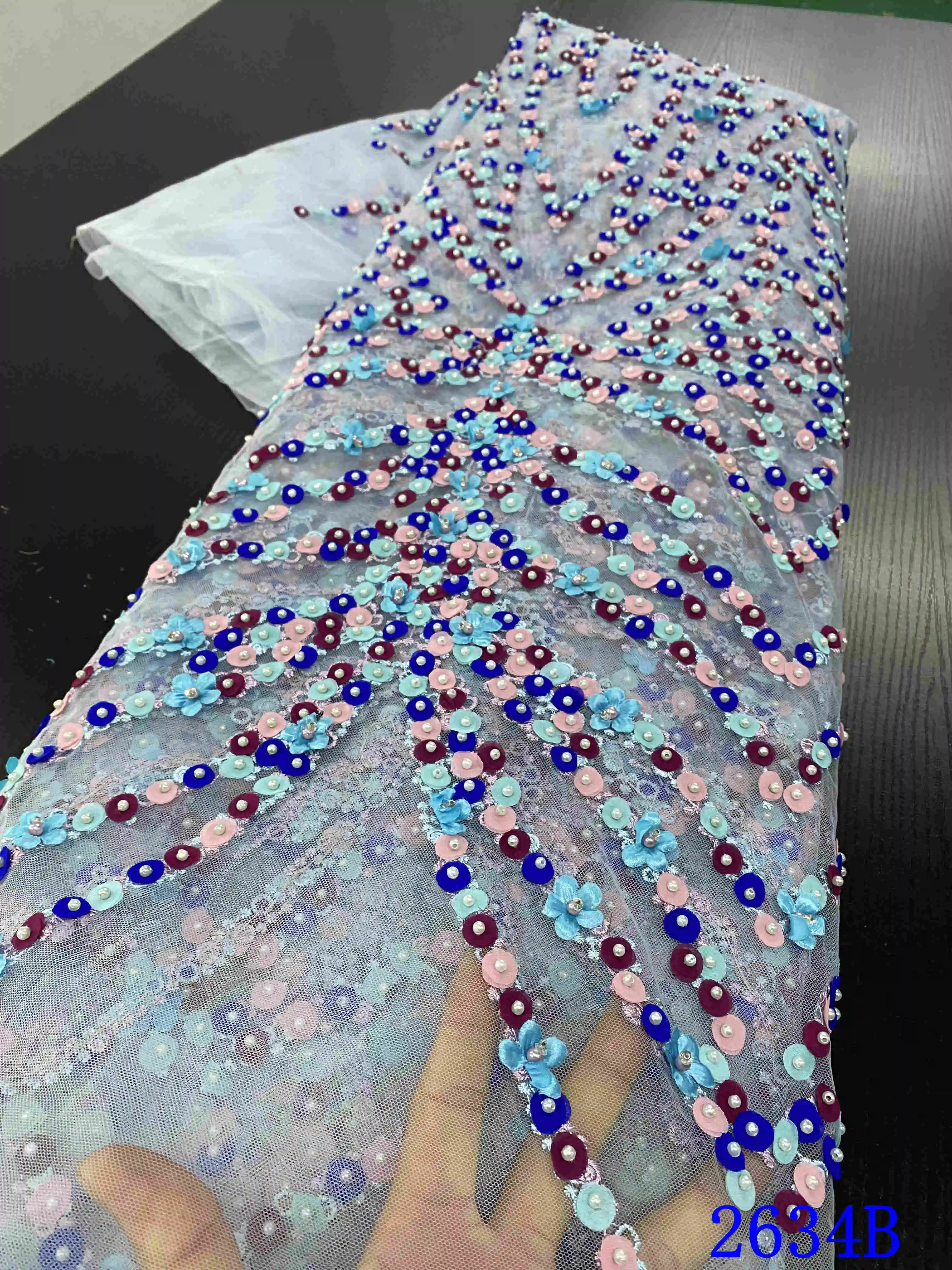 Нигерийская кружевная ткань 2020 высококачественное кружево французская ручной