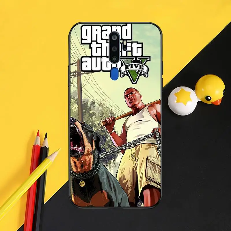 PENGHUWAN Горячая Grand Theft Auto GTA 5 DIY чехол для телефона с рисунком в виде ракушки Oppo A5 A9 2020