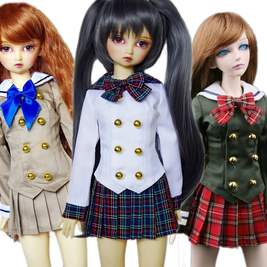[Wamami] 288 # коричневая школьная форма/костюм для 1/4 MSD 1/3 SD DZ BJD Dollfie|Куклы| |